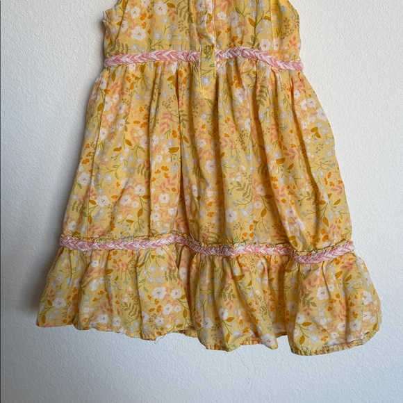 Joie Floral Yellow and Pink Kids Dress - Picture 7 of 9